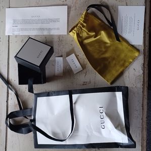 Miscellaneous Empty Gucci packaging.
